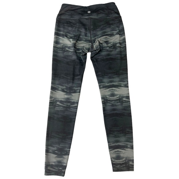 Athleta Women’s Charcoal Grey Multi Flare‎ Chaturanga Leggings   Sz S - Picture 4 of 9